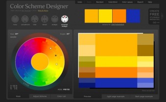 Paletton, color wheel, color scheme, design